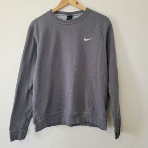 Nike Men's Charcoal Crewneck Sweater